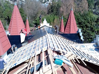Ремонт крыши в Сочи, Светлана, Соболевка, Хостинский район. Фото до и после.